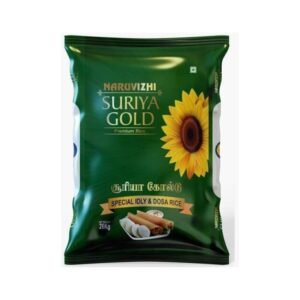 Front view of Surya Gold premium idli rice sack